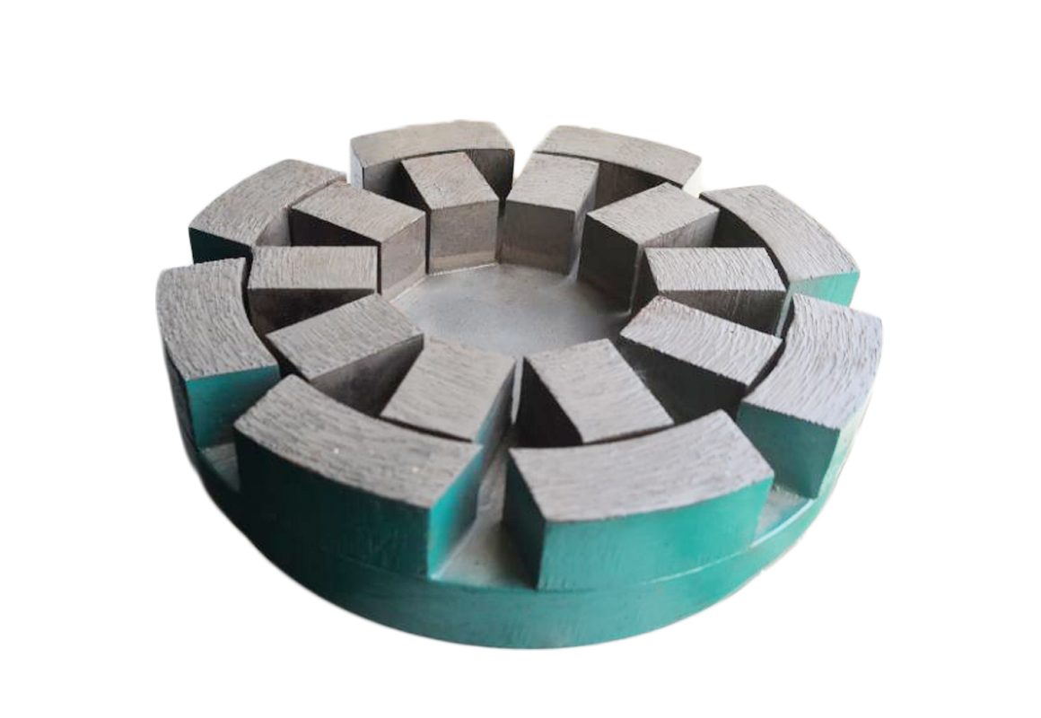 Calibration diamond satellite abrasive for granite