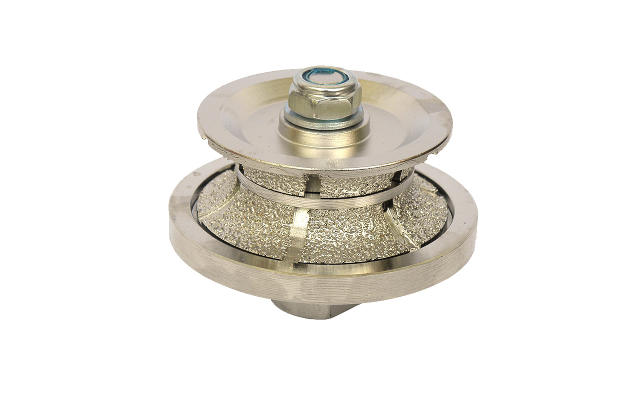 vacuum brazed diamond wheel for stone edge profiling vacuum brazed diamond wheel for stone edge profiling