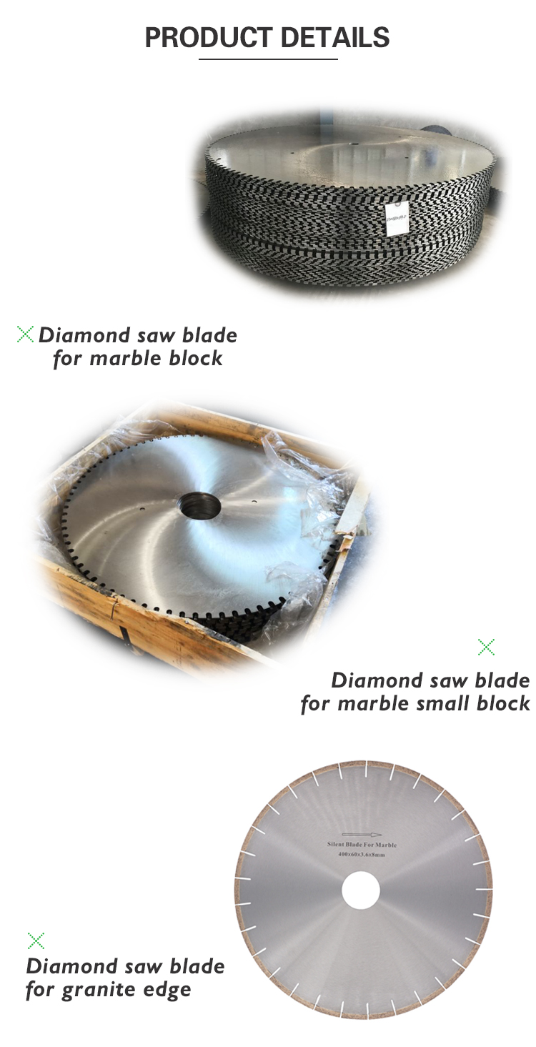 segmented saw blade for marble stone