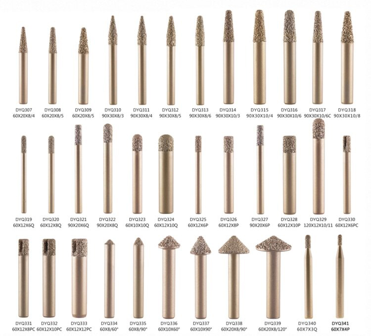 Engraving bits, diamond carving tool for stone