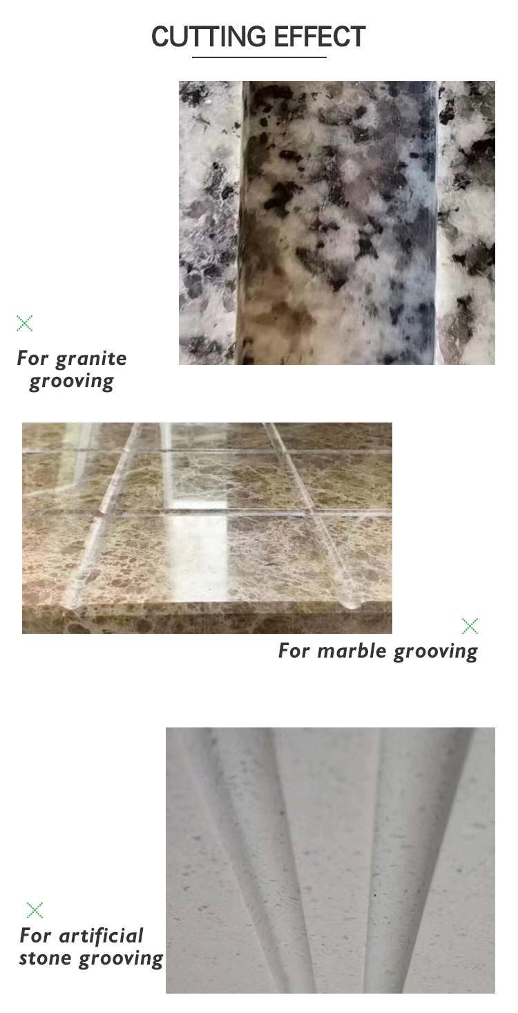 Diamond grooving wheel for marble&granite&artificial stone processing