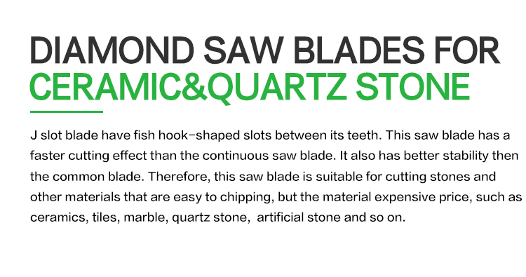 J slot saw blade