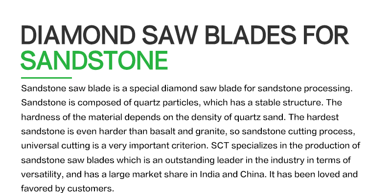 diamond saw blade for sandstone