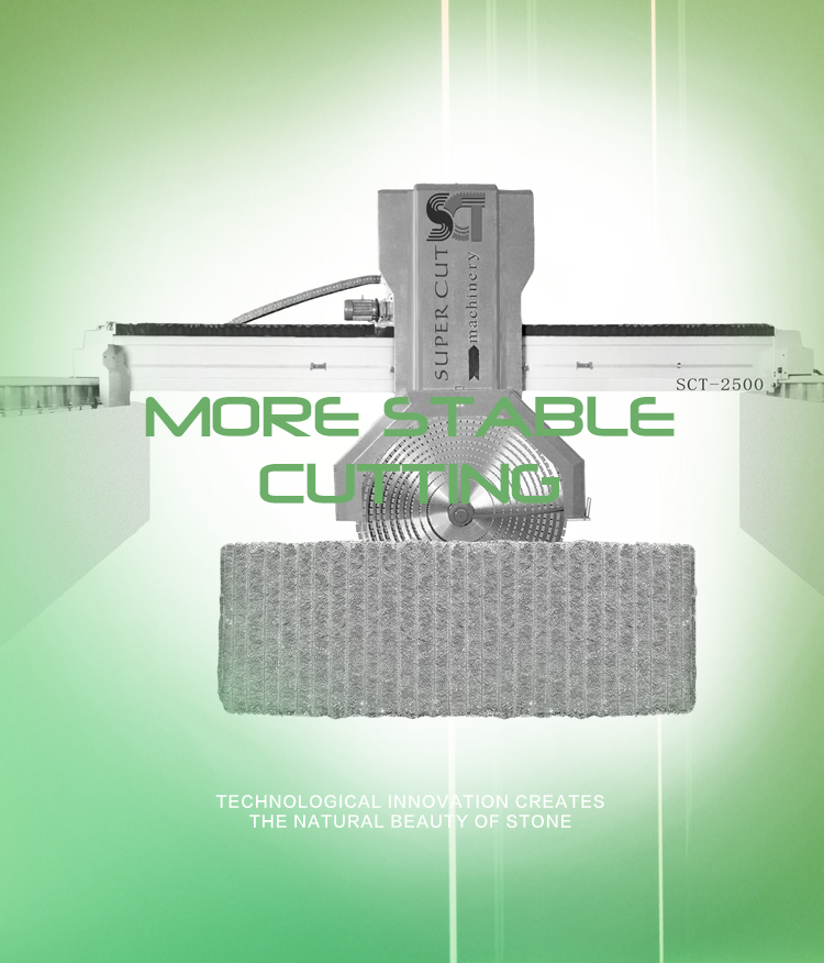 multi-blade cutting machine for granite block
