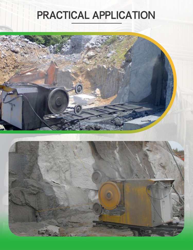 stone quarrying machinery use wire saw cutting