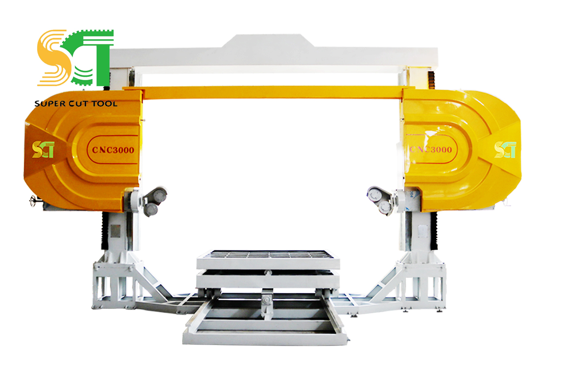 Wire saw machine for stone profiling Wire saw machine for stone profiling