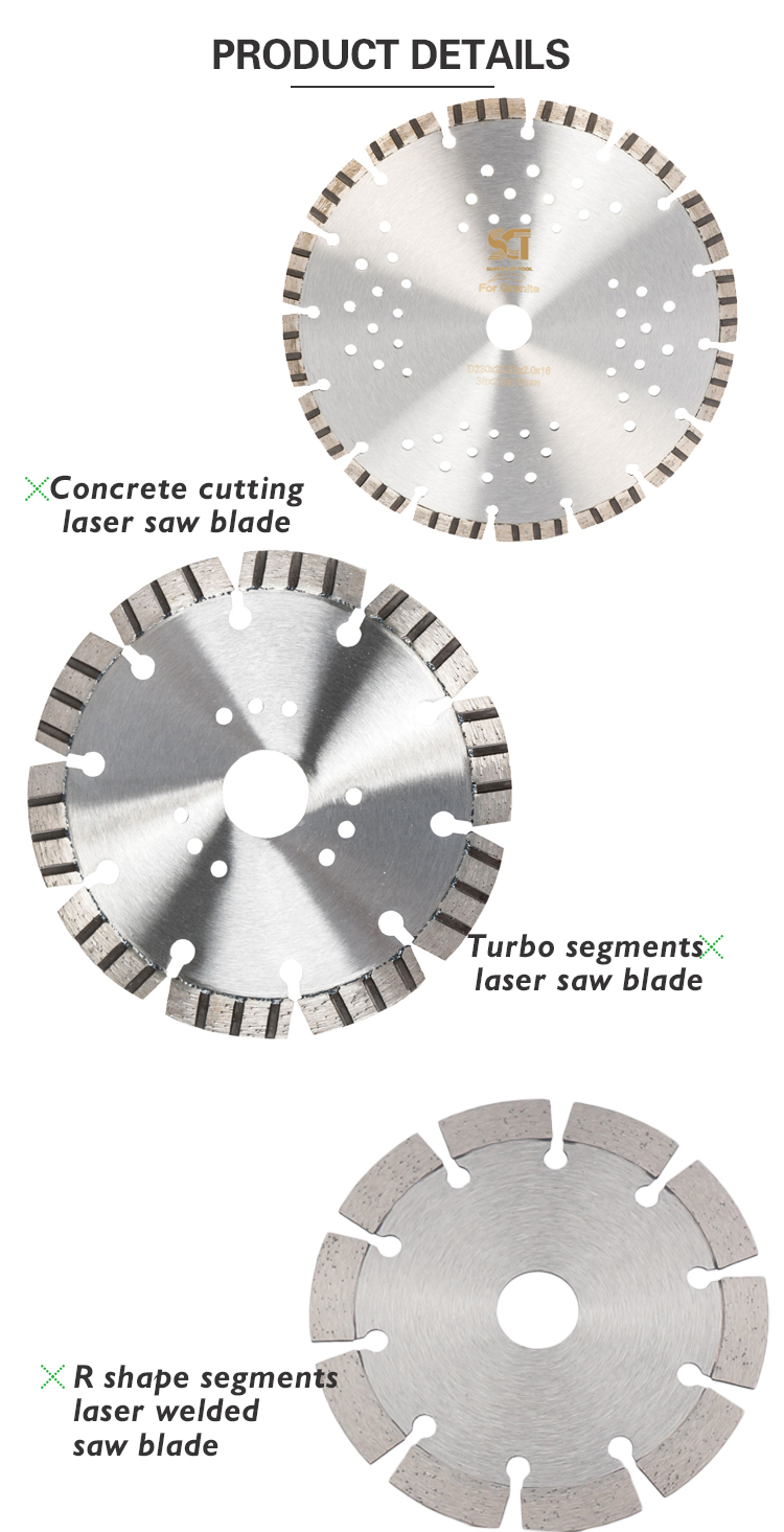 stone cutting disc for dry cutting