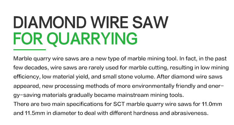 marble stone cutting wire saw