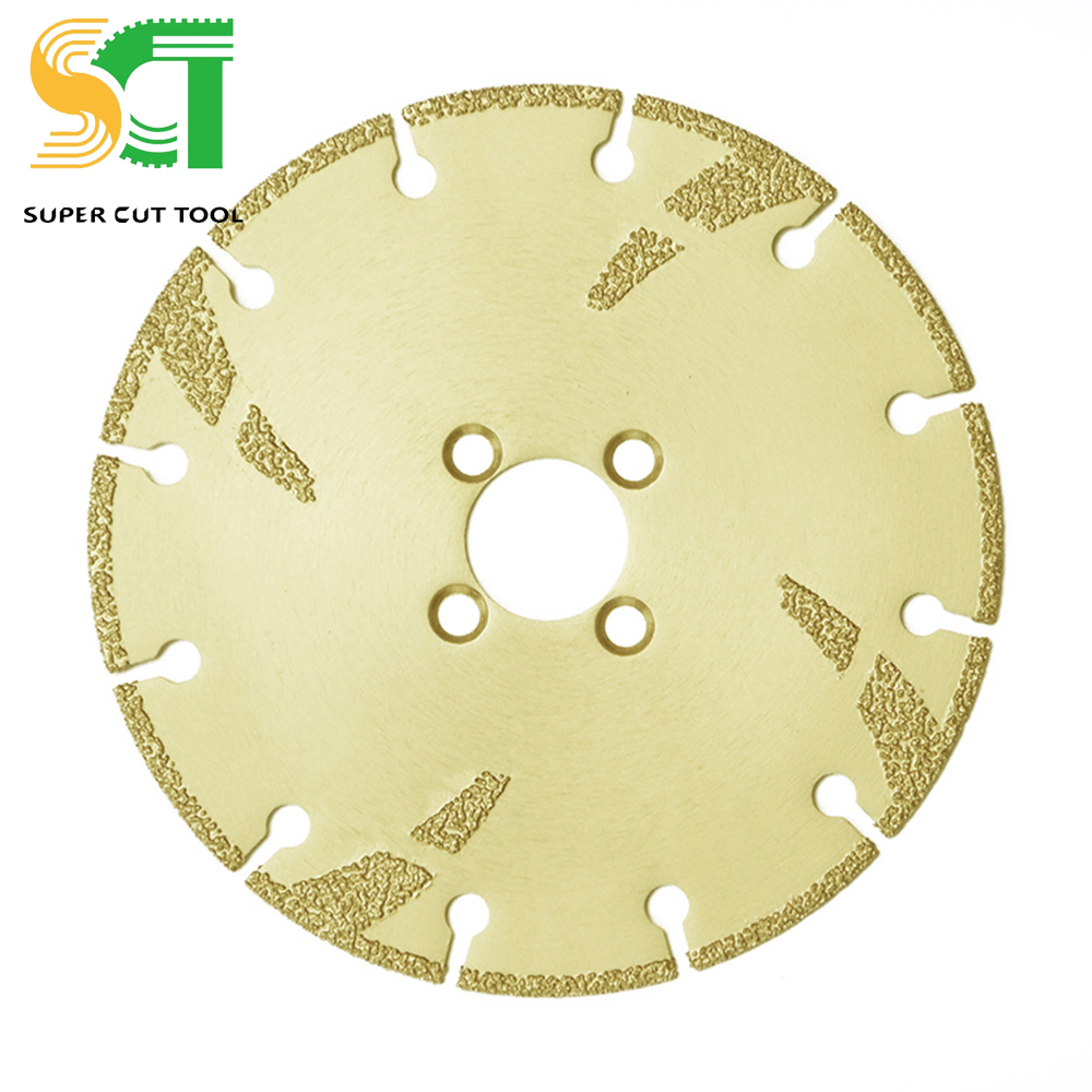 vacuum brazed diamond saw blade, stone cutting blade for dry cut