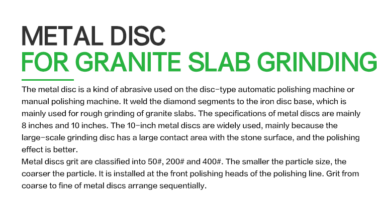 metal grinding disc, stone abrasive for granite slab, diamond grinding tools