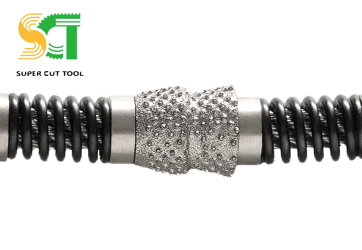 brazed diamond wire saw, vacuum brazed diamond wire, diamond wire saw