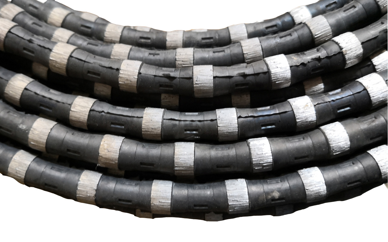 diamond wire saw, wire saw for quarrying, diamond sintered wire rope