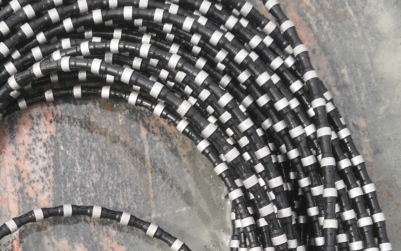 stone cutting wire saw, diamond wire saw, diamond wire rope